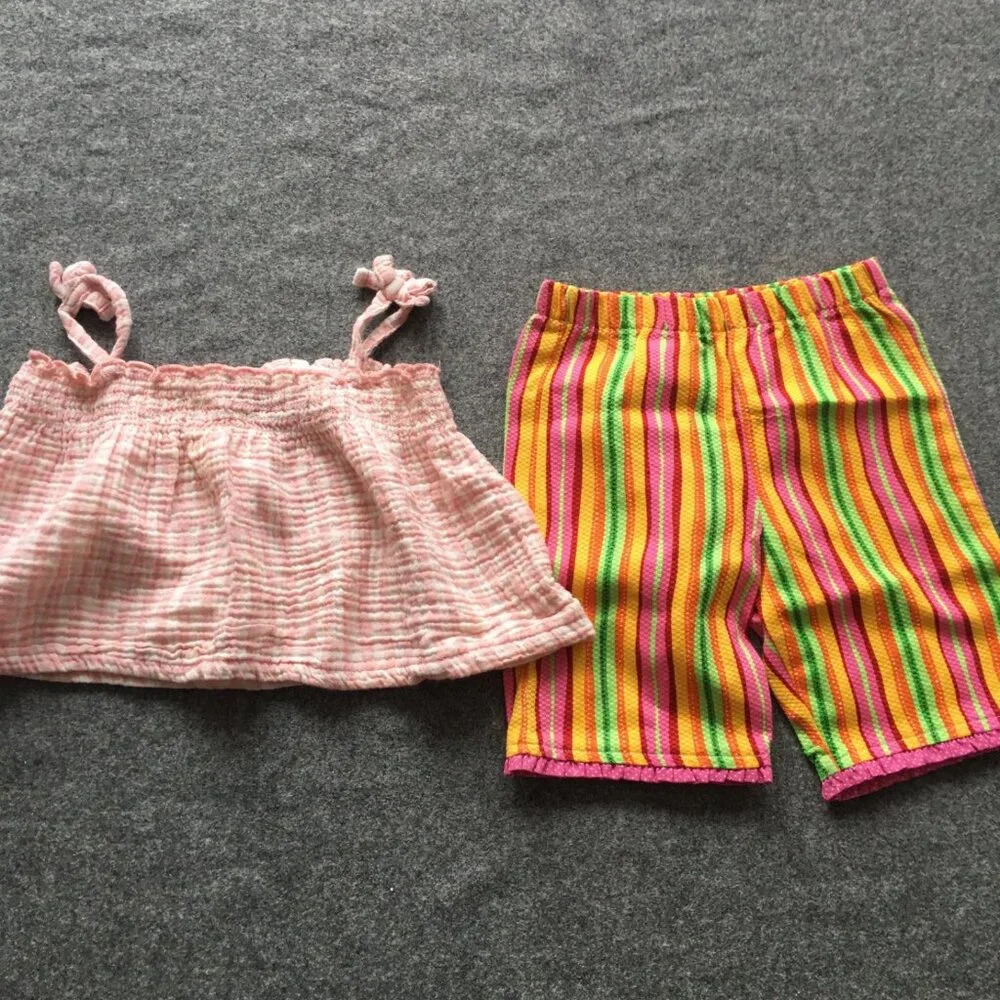 Baby Girl 18-24 Months Clothing Lot 8x‎ Pieces Bulk Winter Preppy Casual Cotton